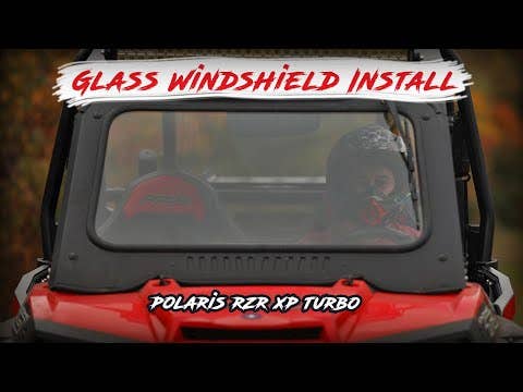 Photo of SuperATV Polaris RZR XP Turbo Glass Windshield by SuperATV - Premium Windshields for UTVs / Side by Sides