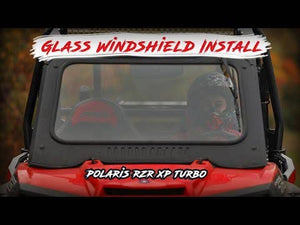 SuperATV Polaris RZR XP Turbo Glass Windshield