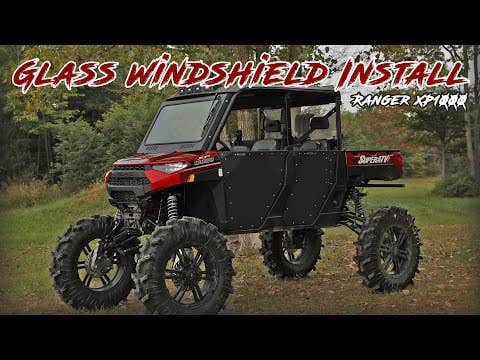 Photo of SuperATV Polaris Ranger 1000 Glass Windshield by SuperATV - Premium Windshields for UTVs / Side by Sides
