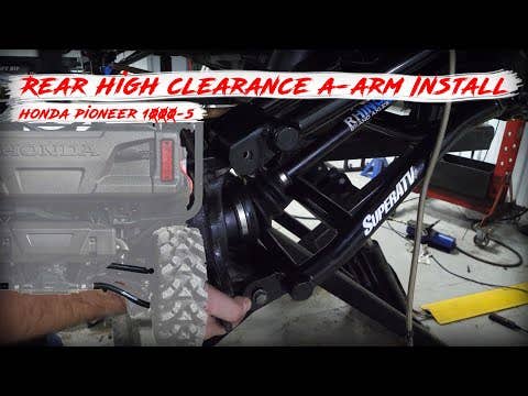 Photo of SuperATV Honda Pioneer 1000 High Clearance 1.5" Offset Rear A Arms by SuperATV - Premium A-Arms & Control Arms for UTVs / Side by Sides