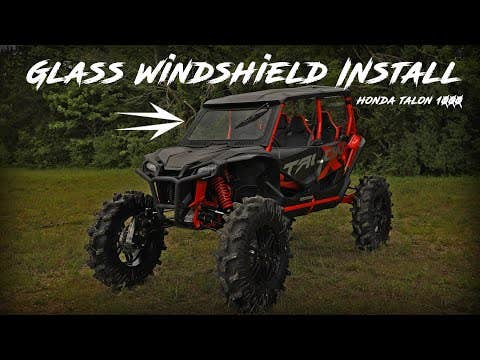 Photo of SuperATV Honda Talon 1000 Glass Windshield by SuperATV - Premium Windshields for UTVs / Side by Sides