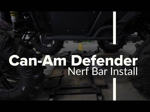 Photo of SuperATV Can-Am Defender Heavy-Duty Nerf Bars by SuperATV - Premium Nerf Bars for UTVs / Side by Sides