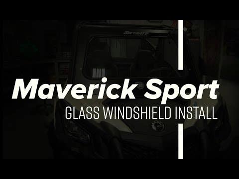 Photo of SuperATV Can-Am Maverick Sport Glass Windshield by SuperATV - Premium Windshields for UTVs / Side by Sides