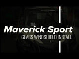 Photo of SuperATV Can-Am Maverick Sport Glass Windshield by SuperATV - Premium Windshields for UTVs / Side by Sides
