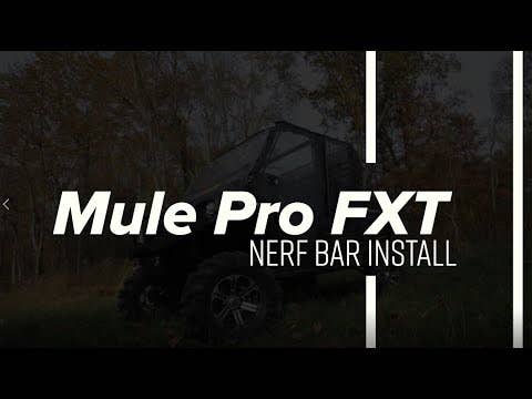 Photo of SuperATV Kawasaki Mule Pro-FXT Heavy-Duty Nerf Bars by SuperATV - Premium Nerf Bars for UTVs / Side by Sides