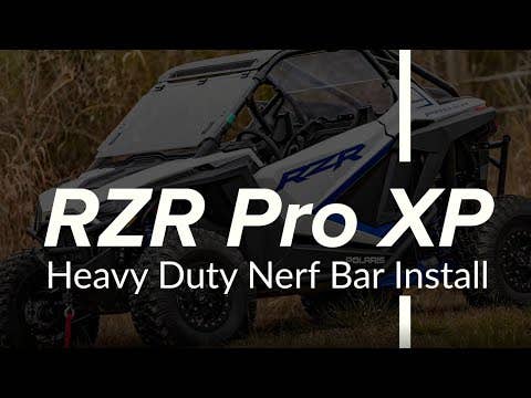 Photo of SuperATV Polaris RZR PRO XP Heavy Duty Nerf Bars by SuperATV - Premium Nerf Bars for UTVs / Side by Sides