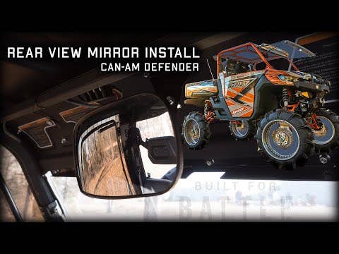 Photo of SuperATV Can-Am Defender Rear View Mirror by SuperATV - Premium Mirrors for UTVs / Side by Sides