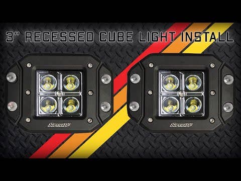 Photo of SuperATV 3" LED Recessed Cube Lights by SuperATV - Premium Light Pods for UTVs / Side by Sides