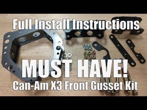Photo of Assault Industries F-22 Front Structural Reinforcement Kit (Fits: Maverick X3 XDS/XRS/XRC) by Assault Industries - Premium Frame Stiffeners for UTVs / Side by Sides