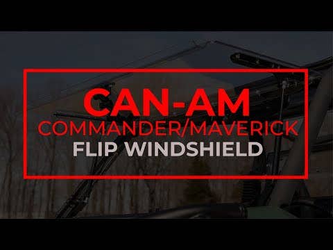 Photo of SuperATV Can-Am Maverick Trail Flip Windshield by SuperATV - Premium Windshields for UTVs / Side by Sides