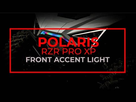Photo of SuperATV Polaris RZR Turbo R Front Accent Light by SuperATV - Premium Head Lights for UTVs / Side by Sides