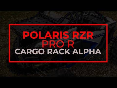 Photo of SuperATV Polaris RZR Pro R Cargo Alpha Rack by SuperATV - Premium for UTVs / Side by Sides
