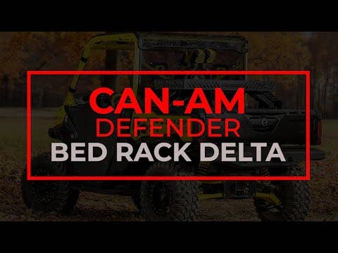 Photo of SuperATV Can-Am Defender Bed Rack Delta by SuperATV - Premium Mounts for UTVs / Side by Sides