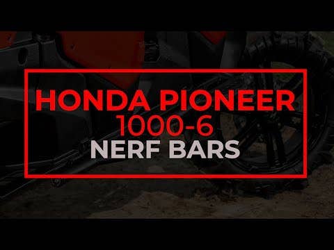 Photo of SuperATV Honda Pioneer 1000-6 Heavy-Duty Nerf Bars by SuperATV - Premium Nerf Bars for UTVs / Side by Sides