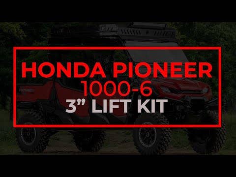 Photo of SuperATV Honda Pioneer 1000-6 3" Lift Kit by SuperATV - Premium Lift Kits for UTVs / Side by Sides