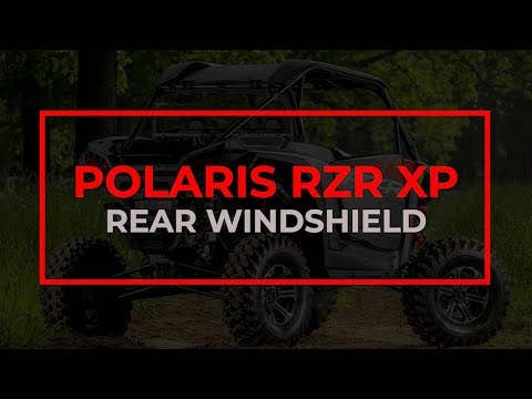 Photo of SuperATV Polaris RZR XP Rear Vented Windshield by SuperATV - Premium Windshields for UTVs / Side by Sides