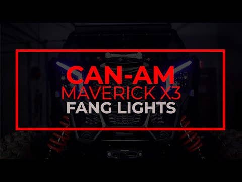 Photo of SuperATV Can-Am Maverick X3 Fang Lights by SuperATV - Premium Head Lights for UTVs / Side by Sides