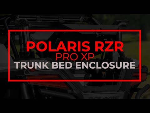 Photo of SuperATV Polaris RZR Turbo R Trunk Bed Enclosure by SuperATV - Premium Storage for UTVs / Side by Sides
