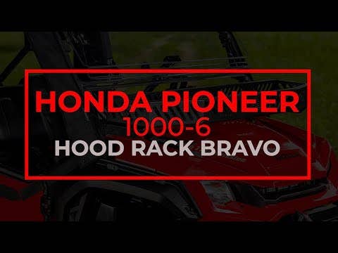 Photo of SuperATV Honda Pioneer 1000 Hood Rack Bravo by SuperATV - Premium Storage for UTVs / Side by Sides