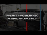 Photo of SuperATV Polaris Ranger XP 900 Powered Flip Windshield by SuperATV - Premium Windshields for UTVs / Side by Sides