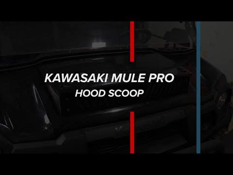Photo of SuperATV Kawasaki Mule Pro Hood Scoop by SuperATV - Premium Body for UTVs / Side by Sides