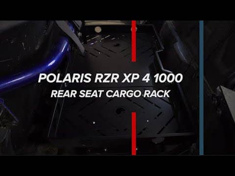 Photo of SuperATV Polaris RZR XP 4 1000 Rear Seat Cargo Rack by SuperATV - Premium Storage for UTVs / Side by Sides