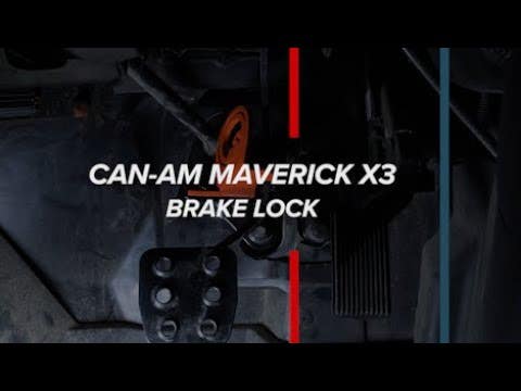 Photo of SuperATV Can-Am Maverick X3 Brake Lock by SuperATV - Premium Parking Brakes for UTVs / Side by Sides