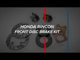 Honda Rancher Front Disc Brake Kit