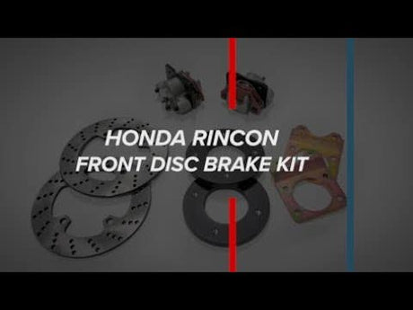 Photo of SuperATV Honda Rancher Front Disc Brake Kit by SuperATV - Premium Brake Pads & Rotors for UTVs / Side by Sides