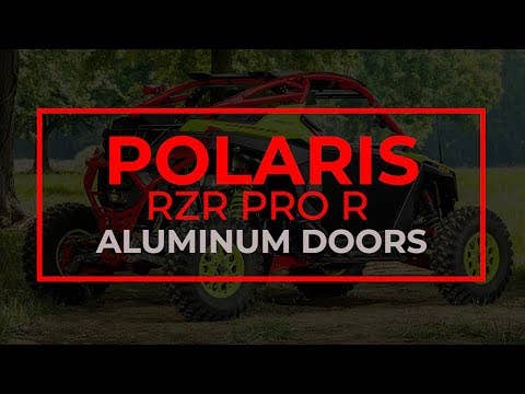 Photo of SuperATV Polaris RZR Pro R Aluminum Doors by SuperATV - Premium Doors for UTVs / Side by Sides