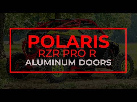 SuperATV Polaris RZR Pro R Aluminum Doors