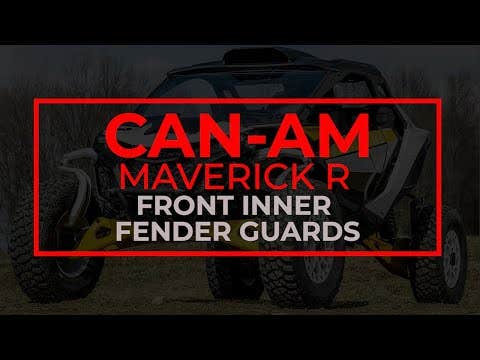 SuperATV Can-Am Maverick R Front Inner Fender Guards