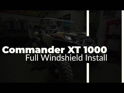 Photo of SuperATV Can-Am Commander WindshieldScratch Resistant by SuperATV - Premium for UTVs / Side by Sides