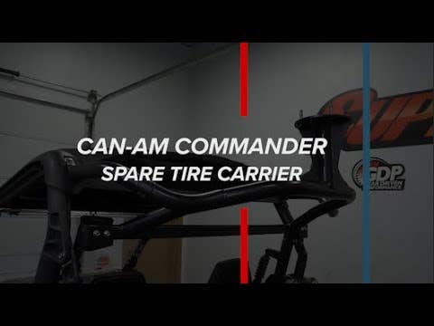 Photo of SuperATV Can-Am Commander Spare Tire Carrier by SuperATV - Premium Spare Tire Mounts for UTVs / Side by Sides