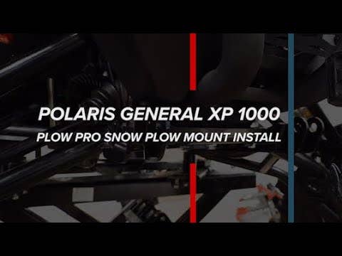 Polaris General XP 1000 Plow Pro Snow Plow Mount