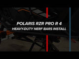 Photo of SuperATV Polaris RZR Turbo R 4 Rock Slider Nerf Bars by SuperATV - Premium Nerf Bars for UTVs / Side by Sides