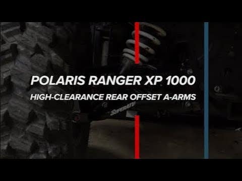 Photo of SuperATV Polaris Ranger Kinetic High-Clearance 1.5" Rear Offset A-Arms by SuperATV - Premium A-Arms & Control Arms for UTVs / Side by Sides