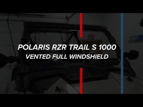 Photo of SuperATV Polaris RZR Trail S 900 Vented Full Windshield by SuperATV - Premium Windshields for UTVs / Side by Sides
