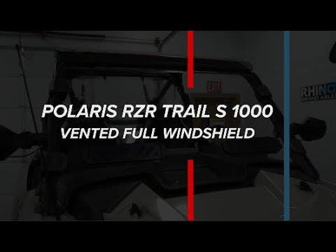 SuperATV Polaris RZR Trail S 900 Vented Full Windshield