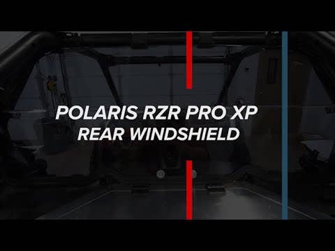 Photo of SuperATV Polaris RZR Turbo R Rear Windshield by SuperATV - Premium Windshields for UTVs / Side by Sides