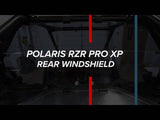Photo of SuperATV Polaris RZR Turbo R Rear Windshield by SuperATV - Premium Windshields for UTVs / Side by Sides