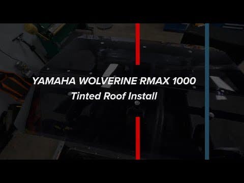 Photo of SuperATV Yamaha Wolverine RMAX 1000 Tinted Roof by SuperATV - Premium Roofs for UTVs / Side by Sides