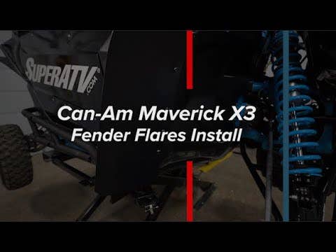 Photo of SuperATV Can-Am Maverick X3 Low Profile Fender Flares by SuperATV - Premium Fenders & Fender Guards for UTVs / Side by Sides