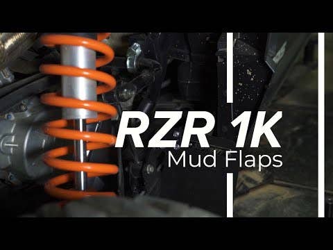 SuperATV Polaris RZR RS1 Mud Flaps