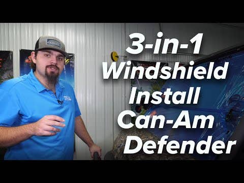 Photo of SuperATV Can-Am Defender 3-in-1 Windshield by SuperATV - Premium Windshields for UTVs / Side by Sides
