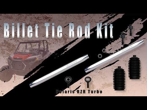 Photo of SuperATV Polaris RZR XP Turbo Billet Aluminum Hex Tie Rod Kit by SuperATV - Premium Tie Rods for UTVs / Side by Sides