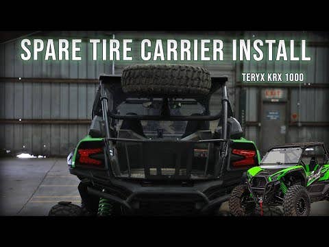 Photo of SuperATV Kawasaki Teryx KRX 1000 Spare Tire Carrier by SuperATV - Premium Mounts for UTVs / Side by Sides