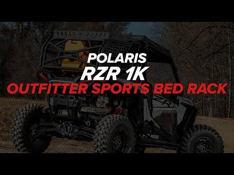 Photo of SuperATV Polaris RZR XP Turbo Outfitter Sport Bed Rack by SuperATV - Premium Storage for UTVs / Side by Sides