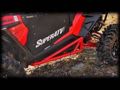 Photo of SuperATV Polaris RZR XP Turbo S Nerf Bars by SuperATV - Premium Nerf Bars for UTVs / Side by Sides