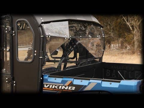 Photo of SuperATV Yamaha Viking Rear Windshield by SuperATV - Premium Windshields for UTVs / Side by Sides